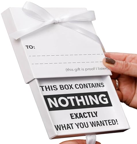 The Gift of Nothing – For The Person who Has Everything, give Them This Funny Cleverly Designed Box of Air. Wenn Sie die Useless Gag Box öffnen, ist unbezahlbar, Holen Sie die Kamera heraus. von LET'S INNOVATE LIFE