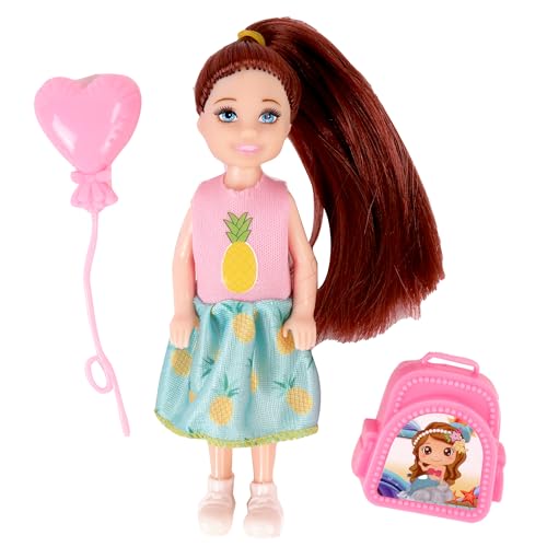 MELODY - Mini Puppe und ihre Accessoires - Melody City - Mannequin Puppe - 010983 - Zufälliges Modell - Kunststoff - Figur - Puppe - Kinderspielzeug - Geburtstag - Accessoires - Ab 3 Jahren von MELODY