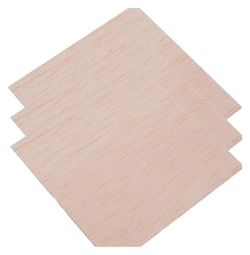 Lindenholzplatten for Basteln, 1,5 mm Balsaholzplatten, dünne Lindenholzplatten, Hobby-Holzsperrholzplatte for Heimwerkerarbeiten, Holz-Mini-Hausboot-Flugzeugmodell(8mmx100mmx310mm) von MEMEM