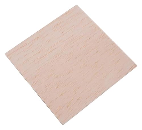 Lindenholzplatten for Basteln, Balsaholzplatten, unbehandelte dünne Lindenholzplatten, Hobby-Sperrholzplatte for Basteln, Holzmodell eines Mini-Hausboots oder -flugzeugs, 2 mm x 100 mm x 330 mm(2.5mmx von MEMEM