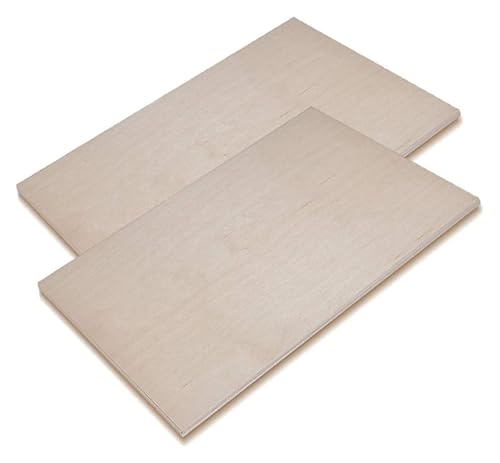 Lindenholzplatten for Basteln, Sperrholzplatten, Lindensperrholz, for Basteln, Bemalen, Gravieren, Schablonieren, Heimdekoration(2mmx 450mmx450mm) von MEMEM