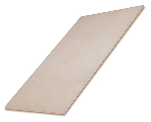 Lindenholzplatten for Basteln, Sperrholzplatten, Lindensperrholz, for Basteln, Bemalen, Gravieren, Schablonieren, Heimdekoration(4mmx300mmx450mm) von MEMEM