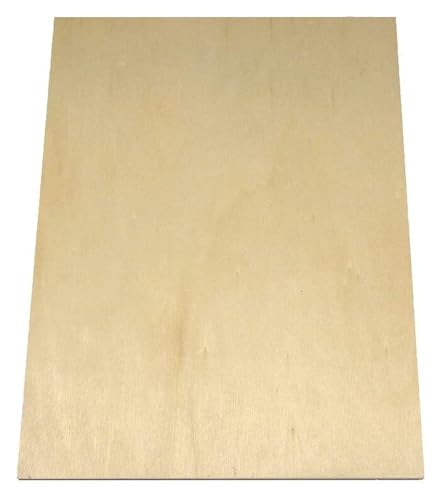 Lindenholzplatten for Basteln, Sperrholzplatten, dünne Lindenholzplatten, perfekt for Brandmalerei, Laserschneiden, CNC-Fräsen, Modellieren, Laubsägen(2mmx210mmx300mm) von MEMEM