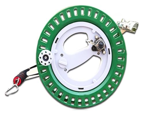 MEMEM Drachenrolle, Wickelrolle, Drachenzubehör, Wickelrolle, Griffradgriff 10,6 Zoll, professioneller Outdoor-Drachenschnurwickler(Green) von MEMEM