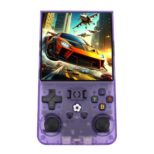 MENDUNER NEU R36MAX Retro -Handheld -Spielekonsole, 4,0 -Zoll -IPS -Bildschirm Retro Gaming -Konsole, 4000mah Wieder Aufladbare Tragbare Taschenbuchhalte Dual Joysticks für Erwachsene (Klares lila MENDUNER NEU R36MAX Retro -Handheld -Spielekonsole, 4,0 -Zoll -IPS -Bildschirm Retro Gaming -Konsole, 4000mah Wieder Aufladbare Tragbare Taschenbuchhalte Dual Joysticks für Erwachsene (Klares lila von MENDUNER