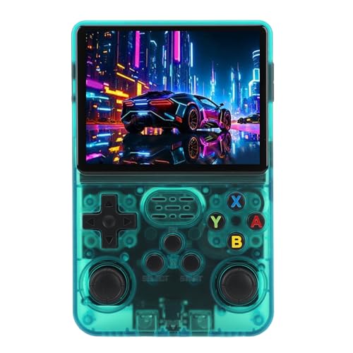 R36s Handheld, Retro Konsole, Retro Spielekonsole, Handheld Spielekonsole, 3,5 Zoll, 640 X 480 IPS Farbbildschirm, Dual 3D Joystick, Tragbarer Videospiel Player mit Speicherkarte von MENDUNER