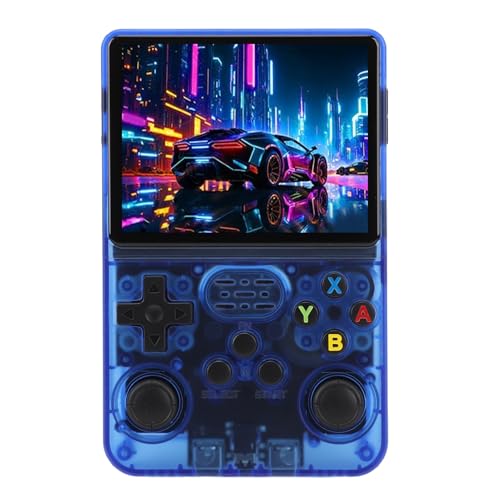 R36s Handheld, Retro Konsole, Retro Spielekonsole, Handheld Spielekonsole, 3,5 Zoll, 640 X 480 IPS Farbbildschirm, Dual 3D Joystick, Tragbarer Videospiel Player mit Speicherkarte von MENDUNER