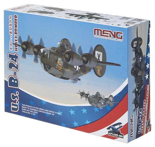 MENG-Model mPlane-006 B-24 Bomber Modellbausatz, verschieden, Various von MENG