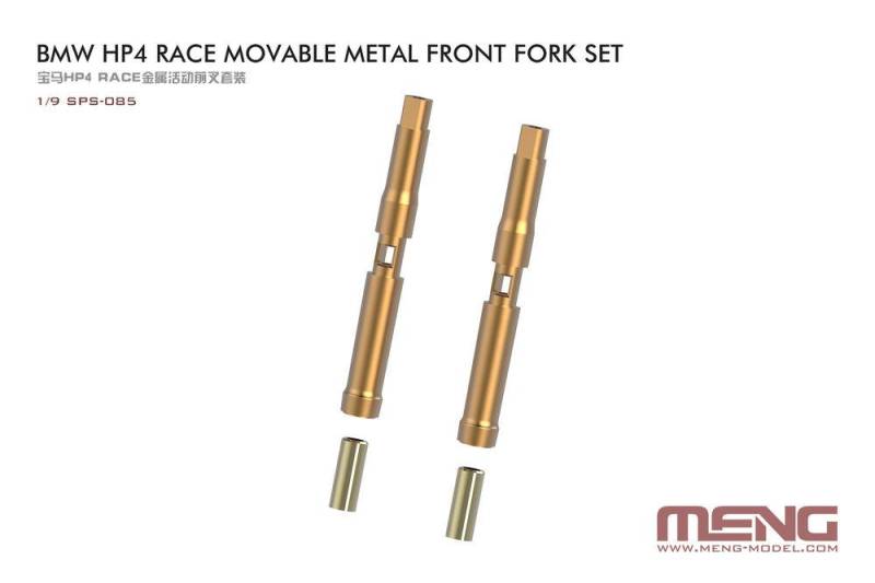 BMW HP4 RACE - Movable Metal Front Fork Set von MENG Models