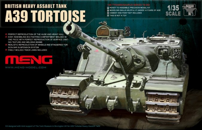 British A39 Tortoise Heavy Assault Tank von MENG Models