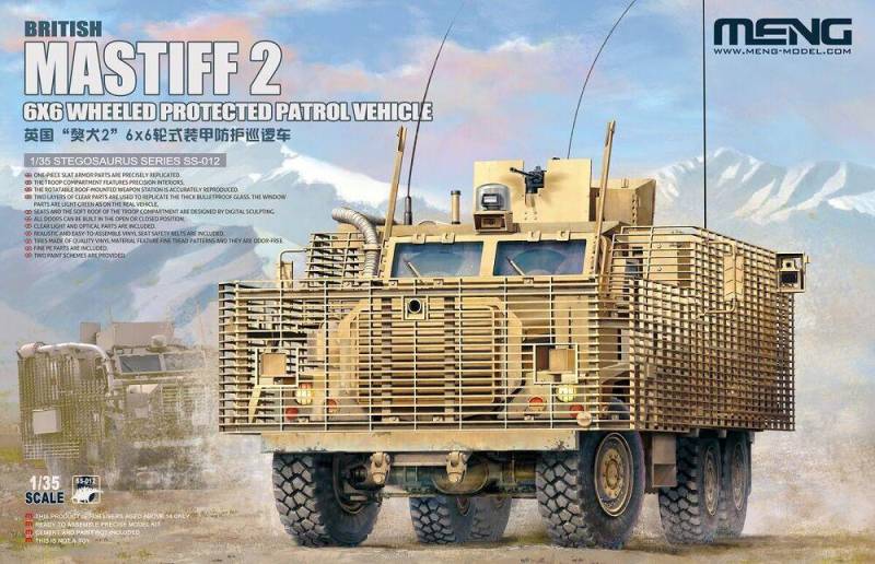 British Mastiff 2 6X6 Wheeled Protected Patrol Vehicle von MENG Models