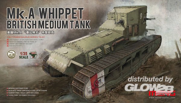 British Medium Tank Mk.A Whippet von MENG Models