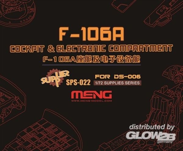 F-106A Cockpit & Electronic Compartment (Resin) von MENG Models