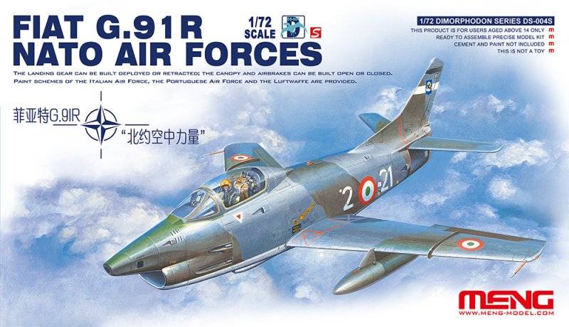 Fiat G.91R NATO Air Forces von MENG Models