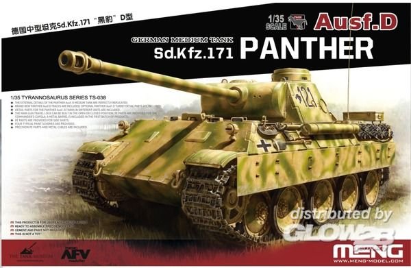 German Medium Tank Sd.Kfz.171 Panther Ausf. D von MENG Models