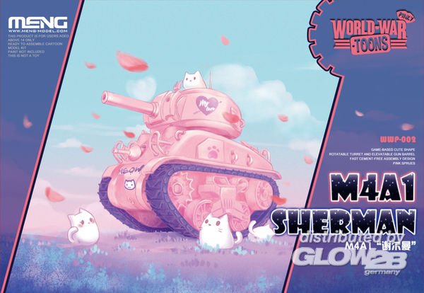 M4A1 Sherman (Cartoon Model,Pink Color) von MENG Models