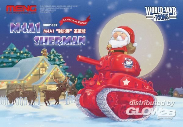 M4A1 Sherman - Christmas Edition (Cartoon Model) von MENG Models