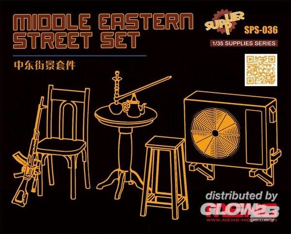 Middle Eastern Street Set (Resin) von MENG Models