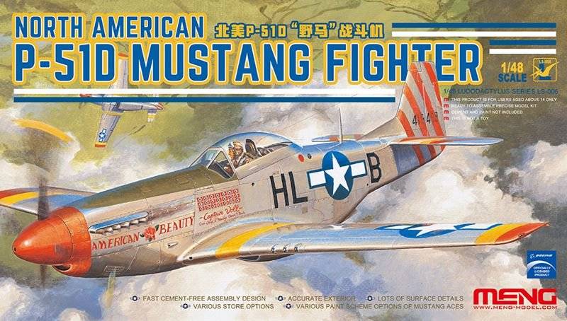 North American P-51D Mustang Fighter von MENG Models