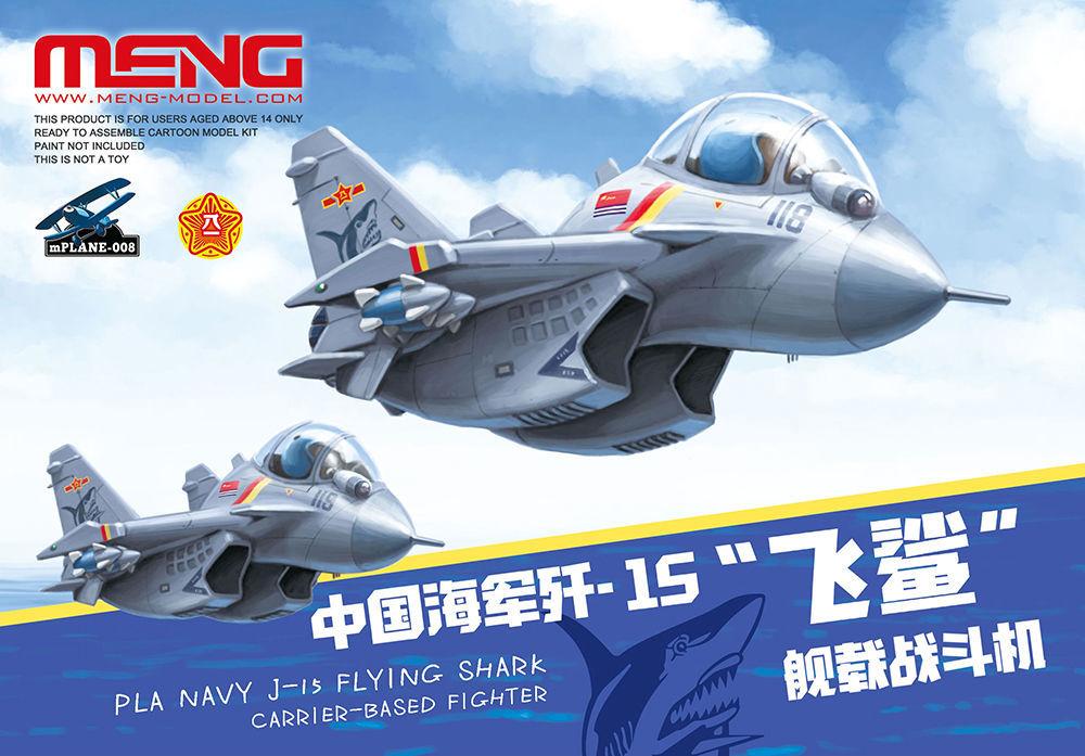 PLA Navy J-15 Flying Shark Carrier-Based Fighter (CARTOON MODEL) von MENG Models