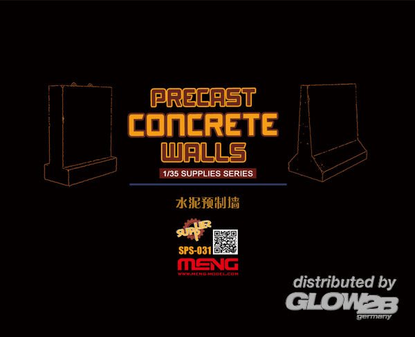 Precast Concrete Walls (resin) von MENG Models