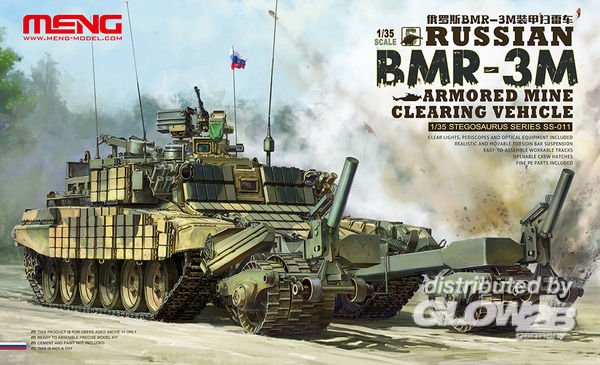 Russian BMR-3M Armored Mine Clearing Vehicle von MENG Models