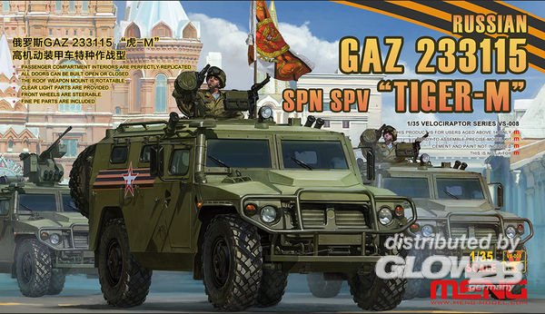 Russian GAZ 233115 Tiger-M SPN SPV von MENG Models