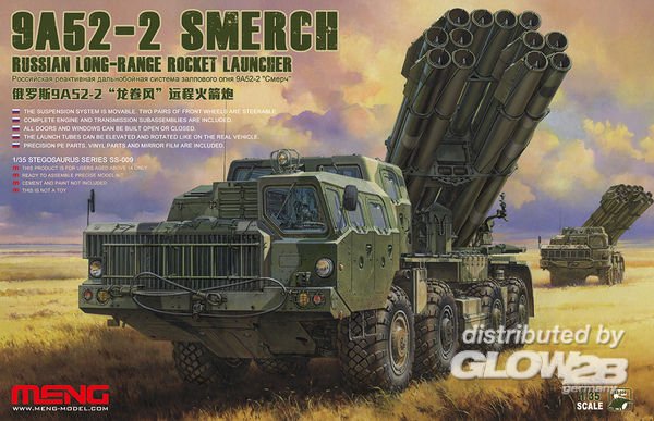 Russian Long-Range Rocket Launcher 9A52-2 Smerch von MENG Models