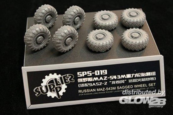 Russian MAZ-543M Sagged Wheel Set von MENG Models