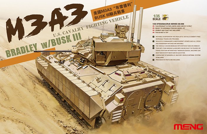 U.S. Cavalry Fighting Vehicle M3A3 BRADL von MENG Models