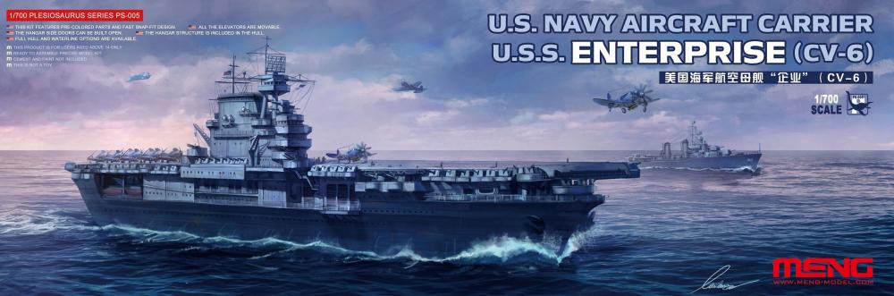 U.S. Navy Aircraft Carrier U.S.S. Enterprise (CV-6) von MENG Models