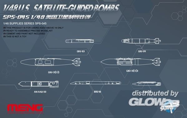 U.S.Satellite-guided Bombs von MENG Models