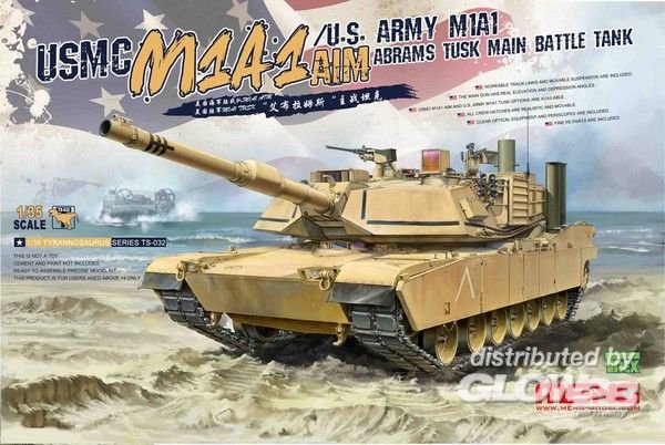 USMC M1A1 AIM/U.S.Army M1A1 Abrams TUSK Main Battle Tank von MENG Models