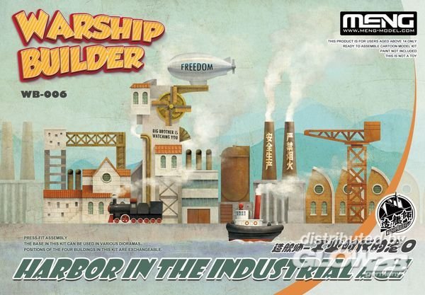 Warship Builder - Harbor In The Industrial Age (Cartoon Model) von MENG Models