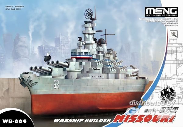 Warship Builder Missouri von MENG Models