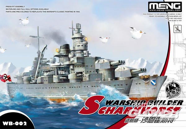 Warship Builder-Scharnhorst (Cartoon model) von MENG Models