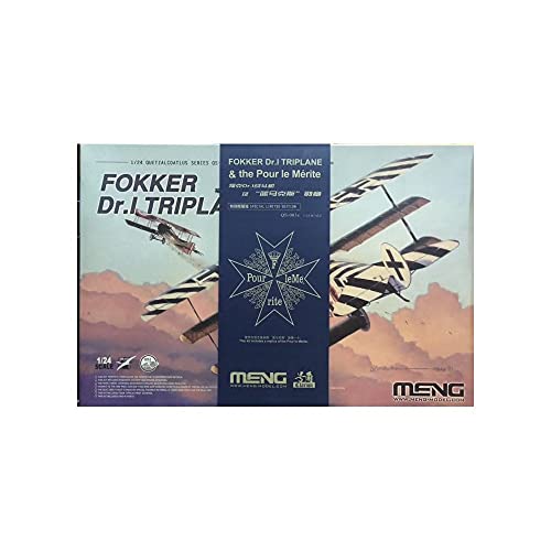 1/24 Fokker Dr. I & Blue Max Medaille, Limited Edition von MENG