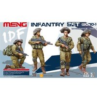 MENG HS-004 1:35 IDF Infantry Set (2000-), 4 Figuren von MENG