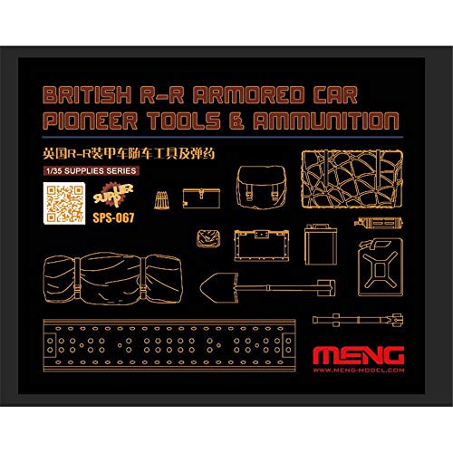 MENG-Model SPS-067 1/35 Aufrüst-Set für R-R Panzerwagen Modellbausatz, verschieden von MENG