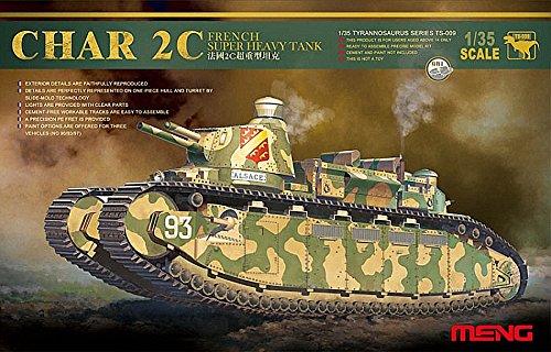 MENG-Model TS-009 - French Super Heavy Tank Char 2C von MENG