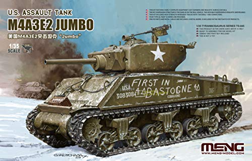 MENG-Model TS-045 1/35 M4A3E2 Jumbo Modellbausatz, verschieden, one Size von MENG