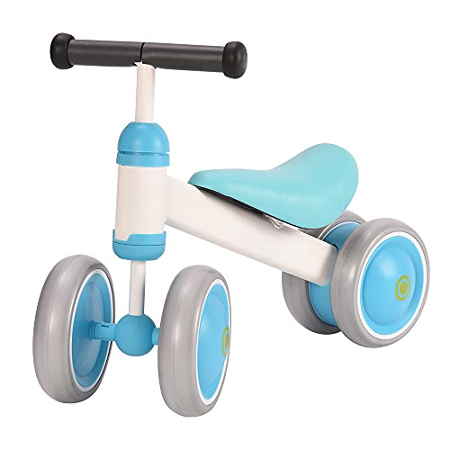 MENGDA Laufrad für Kinder, Fahrrad, ohne Pedale, 10 – 36 Monate, Spielzeug, Baby Walker, Mädchen, Jungen, 1 – 3 Jahre, Reitspielzeug, Lauflerner, Baby, Mini-Bike, Geburtstag, Weihnachten, Silber von MENGDA