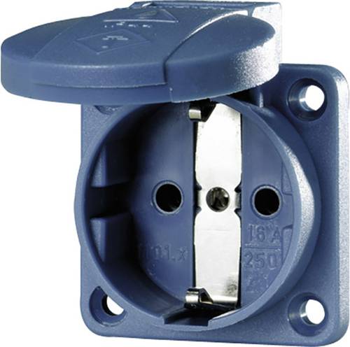 MENNEKES 11011 1fach Anbau-Steckdose IP54 Blau von MENNEKES