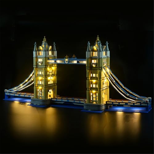 MENZAVA Licht-Set Kompatibel Mit 10214 Tower Bridge Creator Expert - Led-Beleuchtungsset Für Bausteinen Modell - Modell Set Nicht Enthalten von MENZAVA