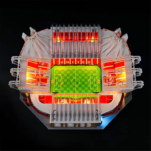 MENZAVA Licht-Set Kompatibel Mit 10272 Old Trafford - Manchester United Creator Expert - Led-Beleuchtungsset Für Bausteinen Modell - Modell Set Nicht Enthalten von MENZAVA