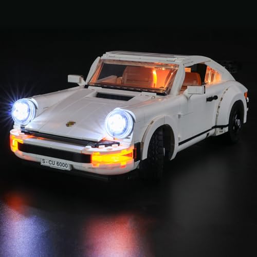 MENZAVA Licht-Set Kompatibel Mit 10295 Porsche 911 Icons - Led-Beleuchtungsset Für Bausteinen Modell - Modell Set Nicht Enthalten von MENZAVA