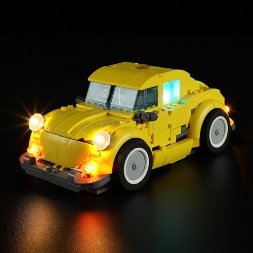 MENZAVA Licht-Set Kompatibel Mit 10338 Bumblebee Icons - Led-Beleuchtungsset Für Bausteinen Modell - Modell Set Nicht Enthalten von MENZAVA