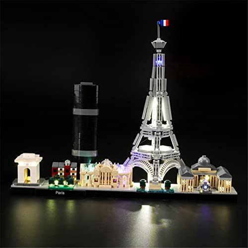 MENZAVA Licht-Set Kompatibel Mit 21044 Paris Architecture - Led-Beleuchtungsset Für Bausteinen Modell - Modell Set Nicht Enthalten von MENZAVA