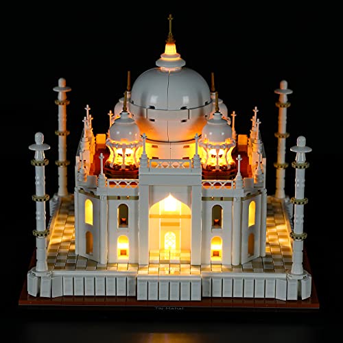 MENZAVA Licht-Set Kompatibel Mit 21056 Taj Mahal Architecture - Led-Beleuchtungsset Für Bausteinen Modell - Modell Set Nicht Enthalten von MENZAVA