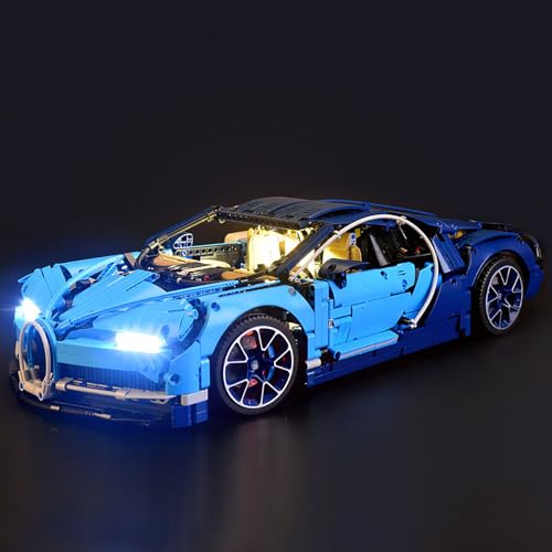 MENZAVA Licht-Set Kompatibel Mit 42083 Bugatti Chiron Technic - Led-Beleuchtungsset Für Bausteinen Modell - Modell Set Nicht Enthalten von MENZAVA